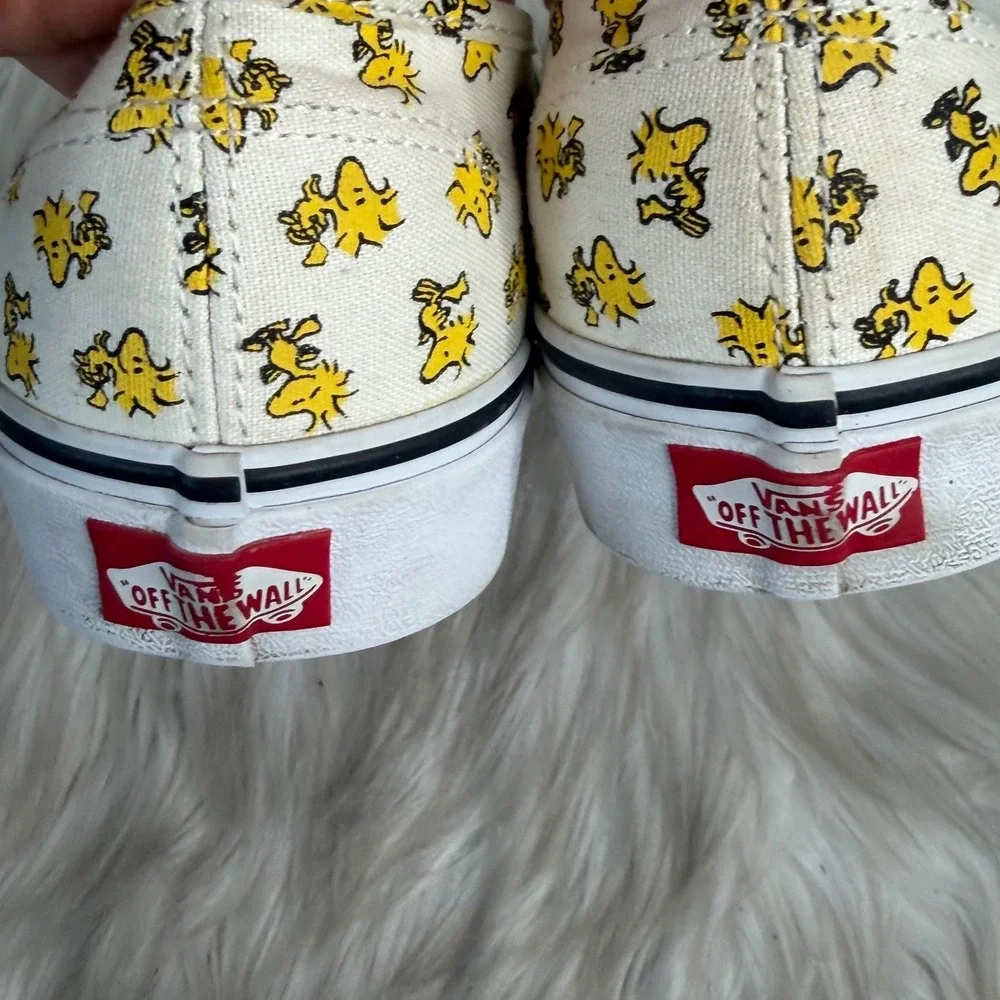 Vans x Peanuts Authentic Woodstock Cream Yellow Sneakers VN0A38EMOQW Mens 8 W9.5